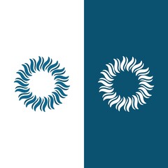 vortex vector illustration icon