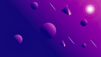 background with pink and purple balls