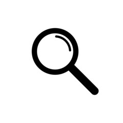 Magnifying glass icon. Magnifier or loupe search symbol. Vector EPS 10