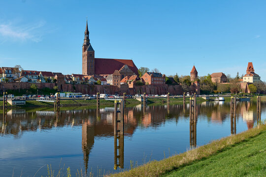 Blick auf Tangerm&uuml;nde