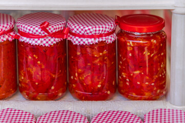 Ajvar Mason Jars