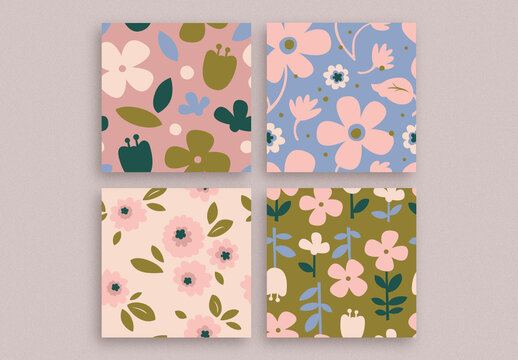 Floral Pattern Set
