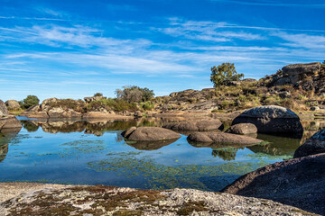 Los Barruecos Natural Monument, Malpartida de Caceres, Extremadura, Spain.