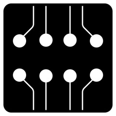 An icon design of nodes