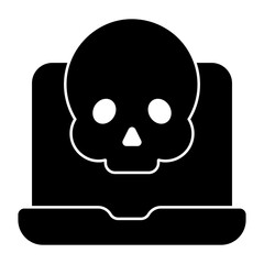 Perfect design icon of online danger