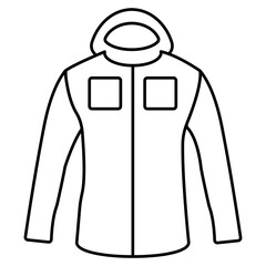 Modern design icon of hoodie