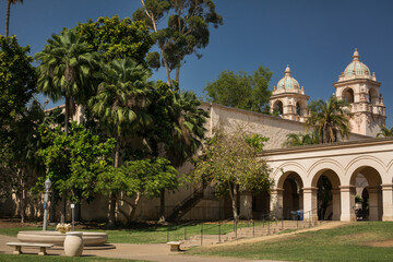 Fototapeta premium Casa del Prado gardens in Balboa Park, San Diego