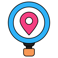 Modern design icon of search location