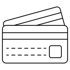 Premium download icon of atm cards