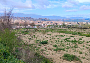 Purullena village in the south of Spain