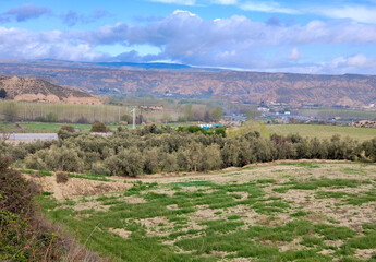 Purullena village in the south of Spain