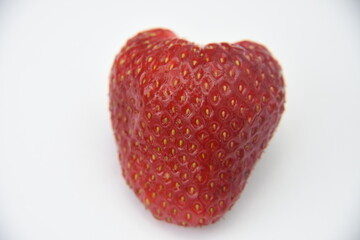 Strawberries isolated  without leaves