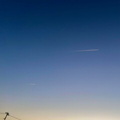airplane in the sky