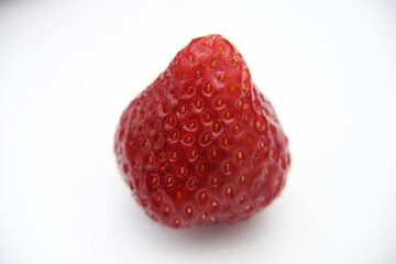 Strawberries isolated  without leaves