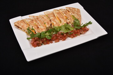 Mexican Chicken Quesadilla Recipe  with Tomato and 