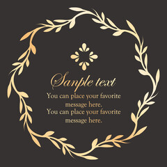 デザイン素材。アンティークな飾り罫のセット。	
