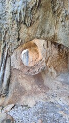 Interior de la cueva. Balcón de Lorca. 