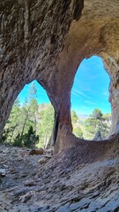 Interior de la cueva. Balcón de Lorca. 