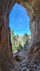 Interior de la cueva. Balcón de Lorca. 