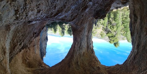 Interior de la cueva. Balcón de Lorca. 