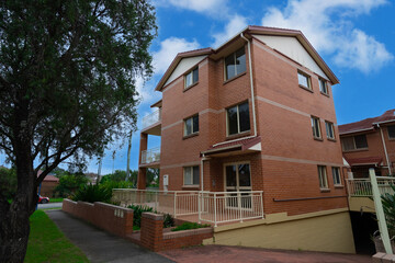 Apartment building in inner Sydney suburb NSW Australia