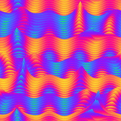 Infrared wave seamless texture.