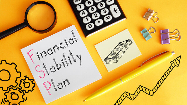 Financial Stability Plan FSP is shown using the text