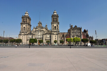 Fototapeta na wymiar Mexico City Metropolitan Cathedral.