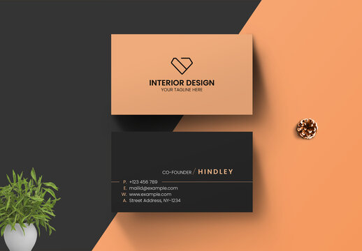 Clean Business Card Layout