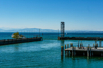 Hafenausfahrt/Hafeneinfahrt am Bodensee