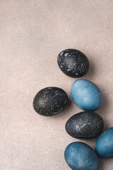  eggs dyed for Easter