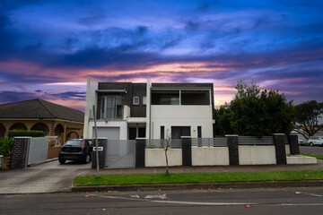 Apartment building in inner Sydney suburb NSW Australia