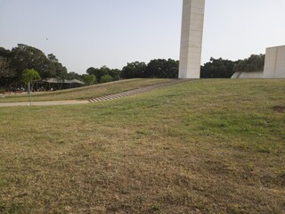 Green Beautiful View of Park Edith Wolfson, Tel Aviv, Israel
