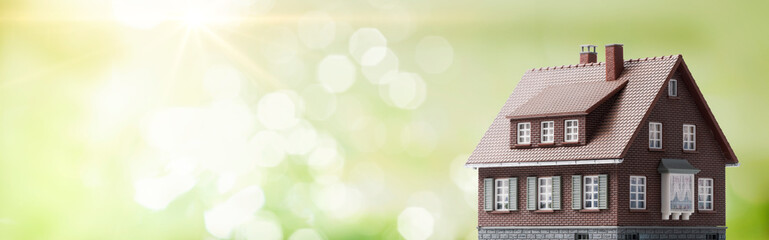 Home and real estate banner