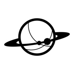 Planet vector icon, clip art, logo © Kati Moth