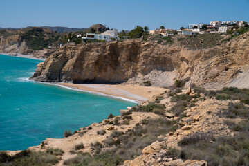 Bon nou beach near Villajoyosa Alicante Spain south of Playa El Paraiso 
