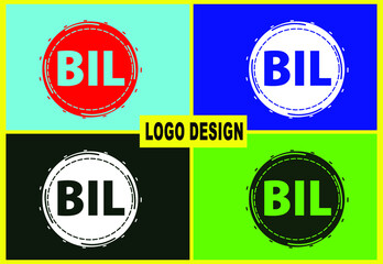 BIL letter new logo and icon design template