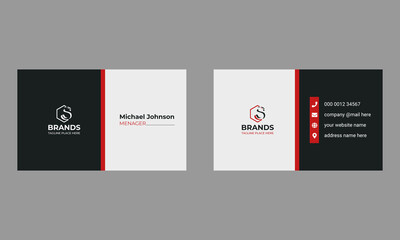 This is corporate business card design 