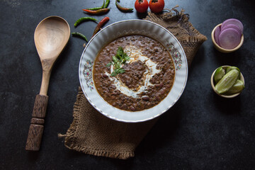 Daal makhni or dal makhani is a north Indian recipe using black lentils and red kidney beans served...