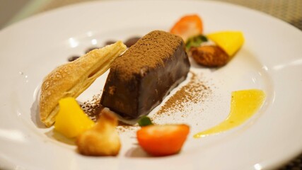 cake with fruits