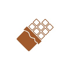 Chocolate icon isolated on white background