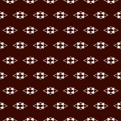 Geometric seamless pattern. Minimal style print. Diamond, rhombus motif ornament. Simple linear geo shapes background