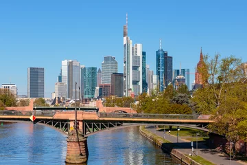 Frankfurt am Main, Ansicht von der Flößerbrücke. 18.04.2022. © Branko Srot