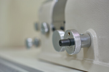 Sewing machine for watering heavy materials