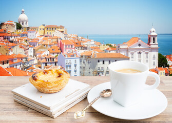 view of Alfama, Lisbon, Portugal