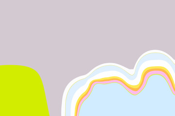 LIME GREEN GREY BABY BLUE ABSTRACT GRAPHIC BACKGROUND 