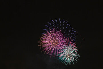 Fototapeta premium Holiday Fireworks in Summer