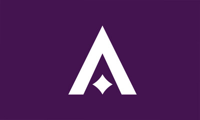 initials alphabet logo icon vector A