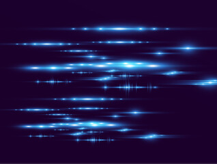 Fototapeta na wymiar Light blue vector special effect. Glowing beautiful bright lines on a dark background.