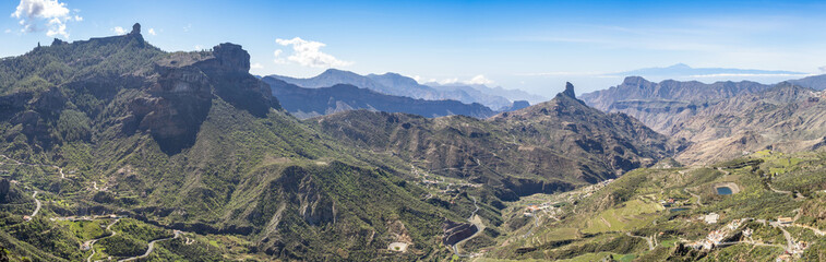 Obraz premium Degollada de Becerra viewpoint in Grand Canary island, Spain.